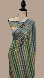 Rangkat Pure Chiffon Khaddi Banarasi Saree - The Handlooms