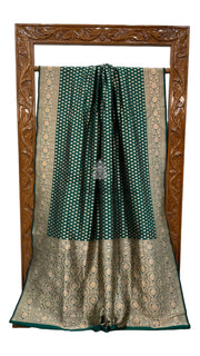 Pure Katan Silk Banarasi Handloom Saree - All over Jaal work - The Handlooms