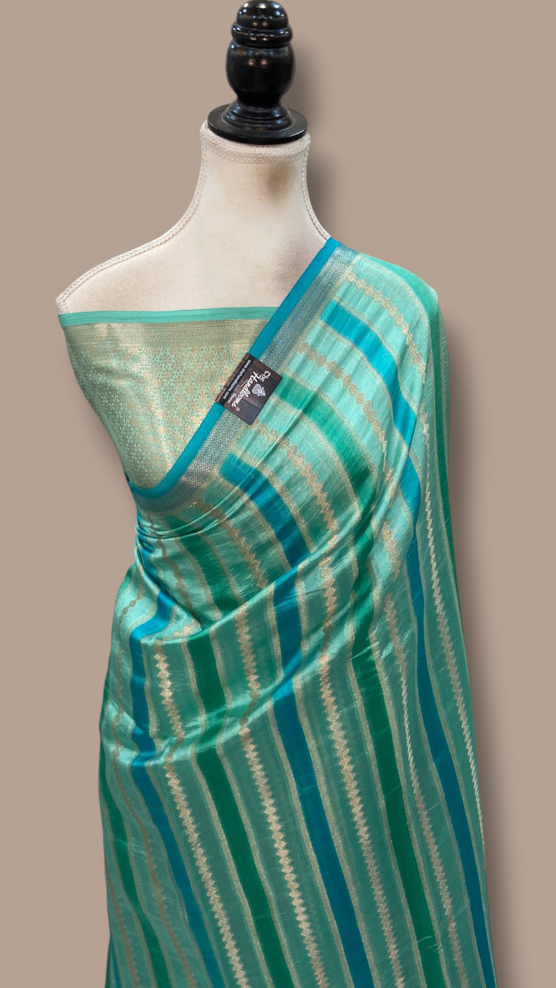 Pure Mango Silk Banarasi Handloom Saree