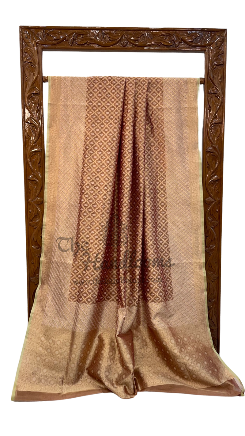 Pure Tissue Reshmi zari Banarasi Saree - The Handlooms