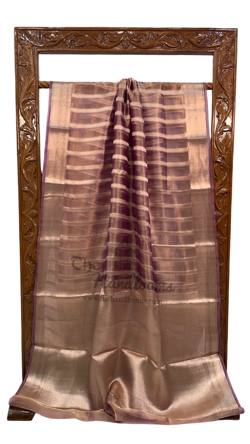 Pure Kora Tissue Handloom Banarasi Saree - The Handlooms
