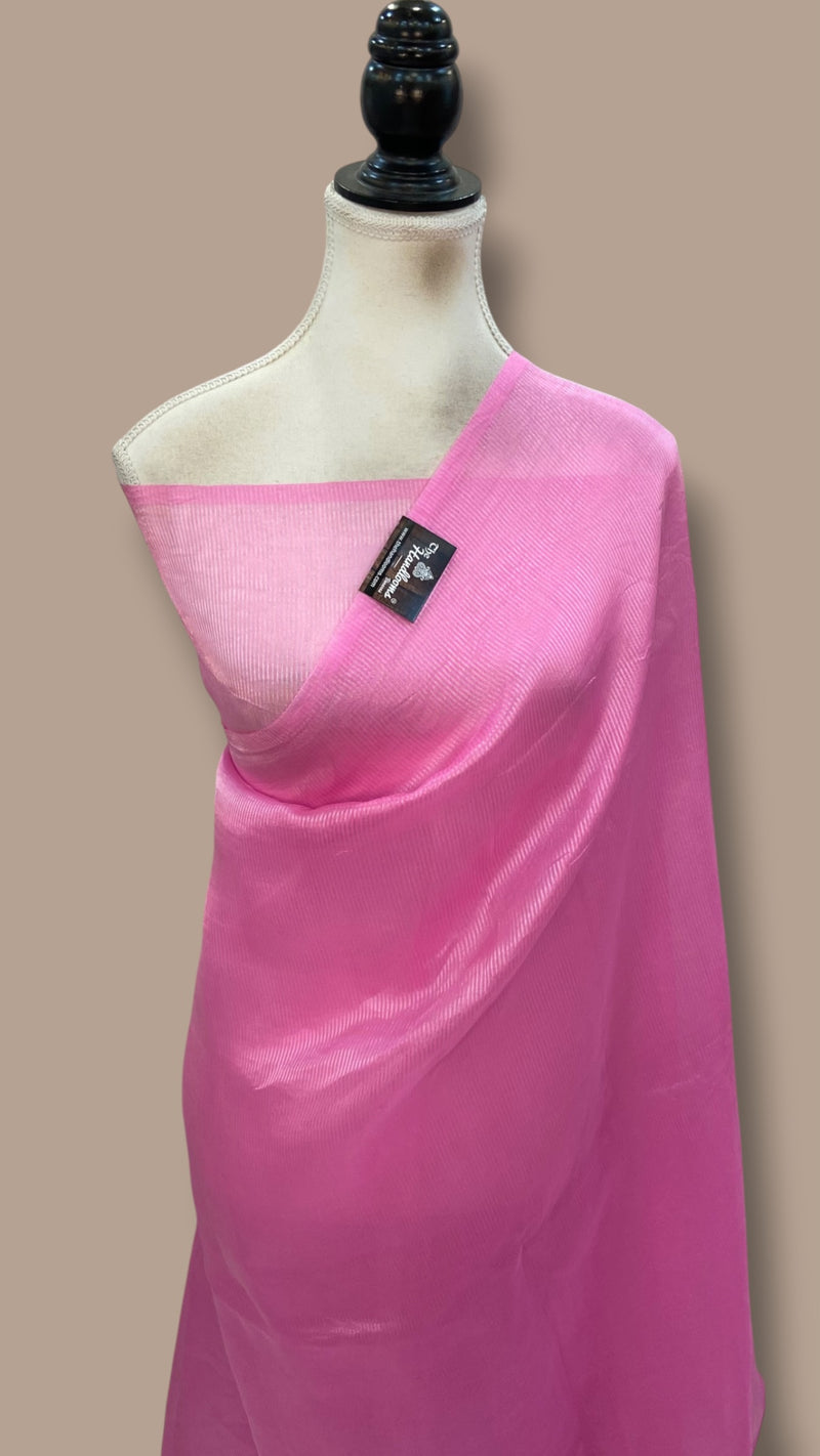 Pure Kora Tissue Silk Handloom Banarasi Saree
