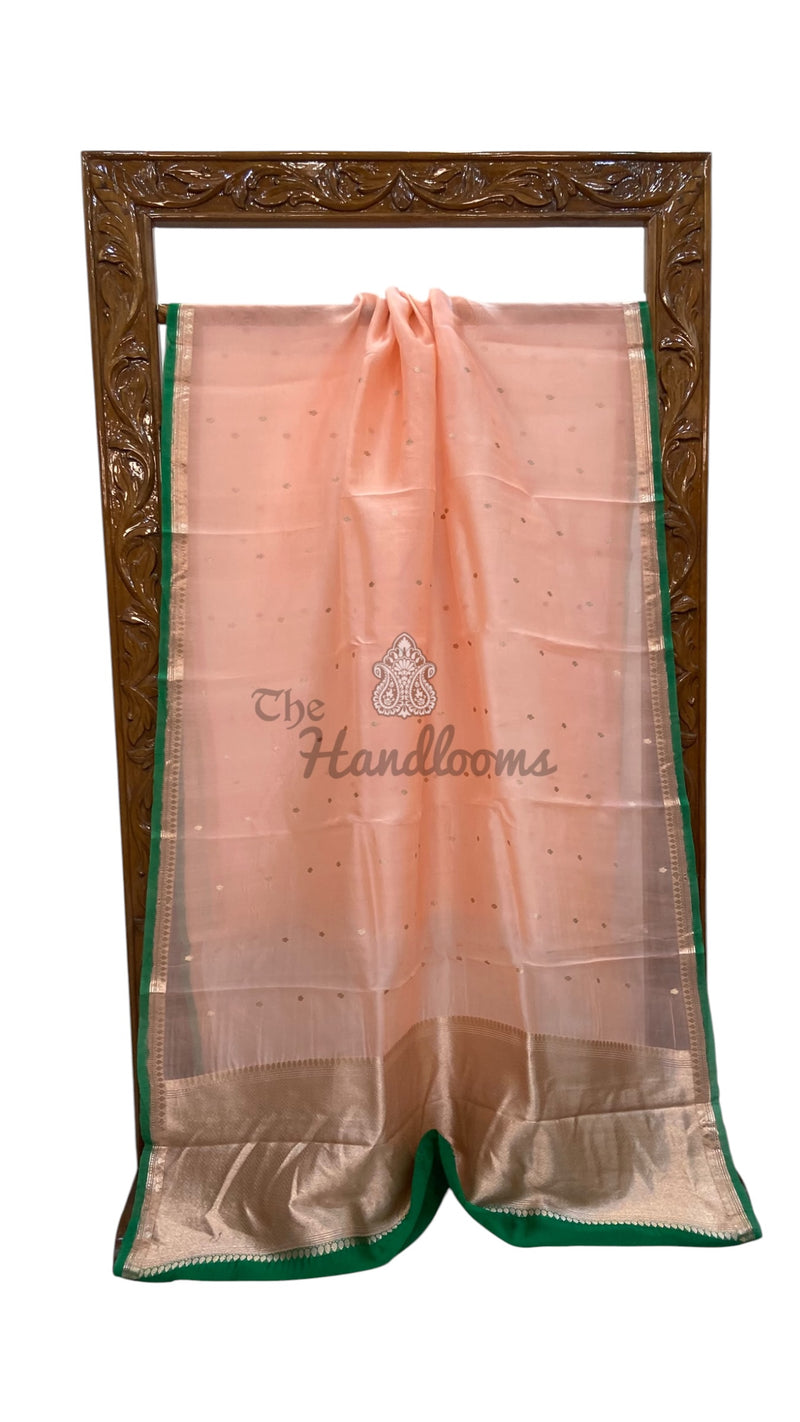 Pure Kora Silk Handloom Banarasi Saree
