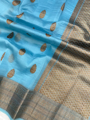 Pure Kora Handloom Banarasi Saree - The Handlooms
