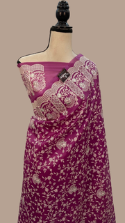 Organza Chikankari Handloom Banarasi Saree - The Handlooms