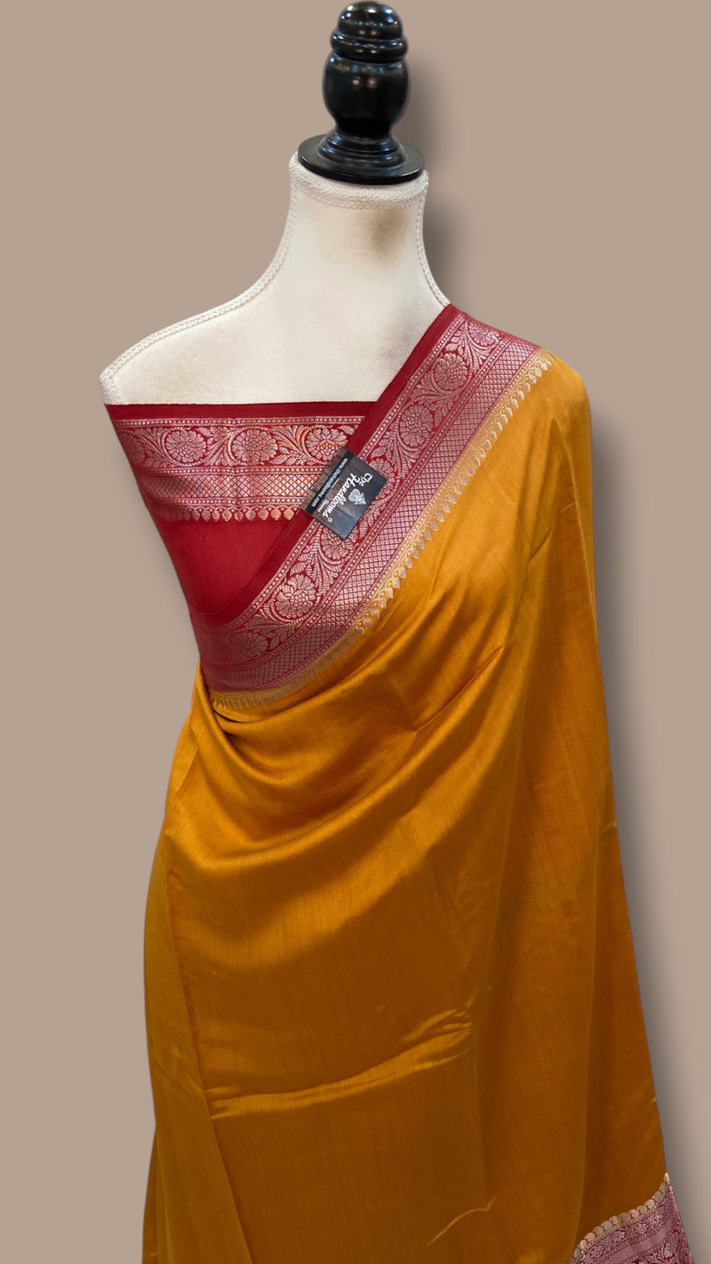 Pure Chiniya Silk Handloom Banarasi Saree