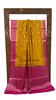 Pure Chiniya Silk Handloom Banarasi Saree - The Handlooms