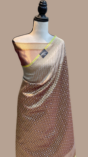 Pure Tissue Reshmi zari Banarasi Saree - The Handlooms