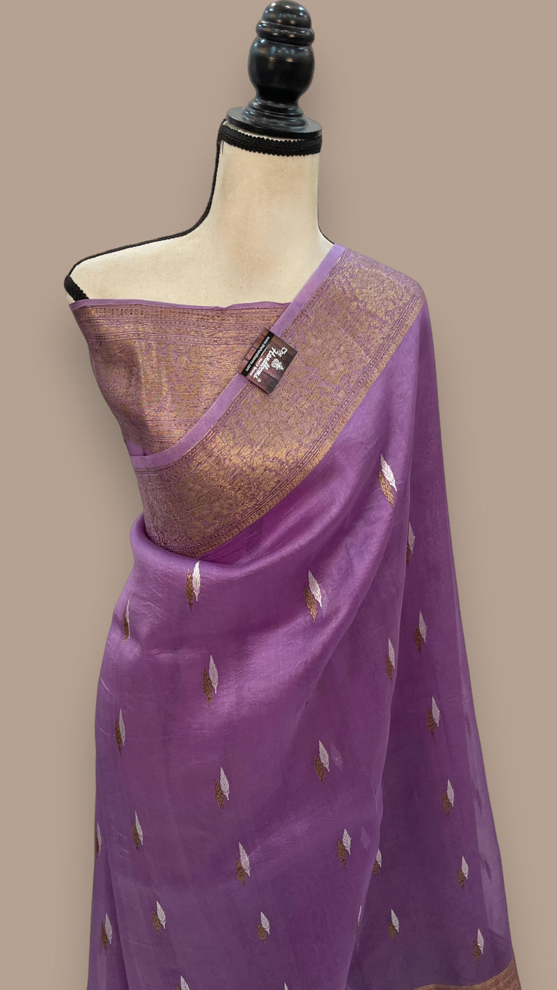 Pure Kora Handloom Banarasi Saree - The Handlooms