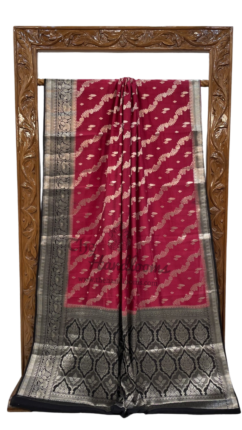 Pure Chiniya Silk Handloom Banarasi Saree - The Handlooms