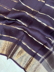 Pure Kora Handloom Banarasi Saree - The Handlooms