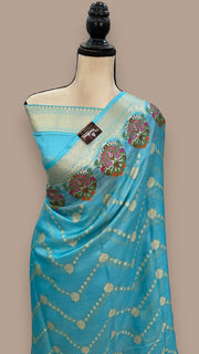 Pure Tussar Silk Handloom Banarasi Saree - The Handlooms