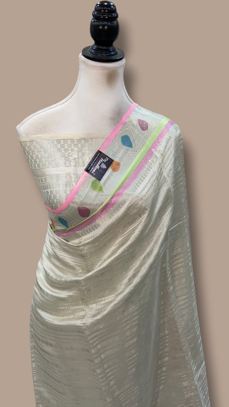 Pure Mango Silk Banarasi Handloom Saree
