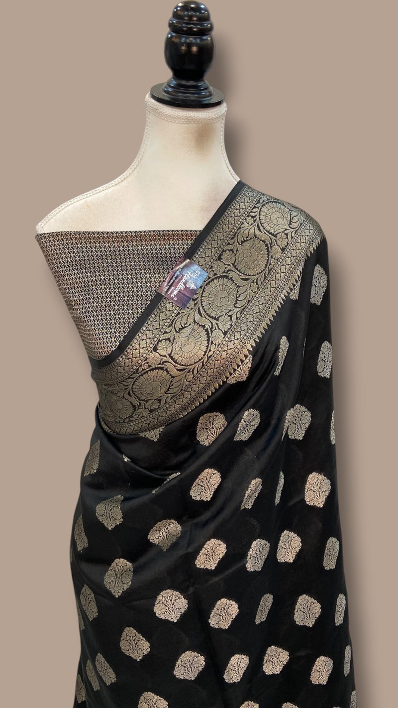Pure Chiniya Silk Handloom Banarasi Saree