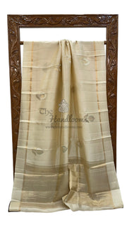 Pure Mango Silk Banarasi Handloom Saree - The Handlooms