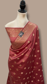 Pure Mango Silk Banarasi Handloom Saree - The Handlooms