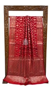 Pure Mango Silk Banarasi Handloom Saree - The Handlooms