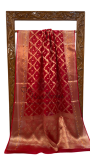 Pure Kora Handloom Banarasi Saree - The Handlooms