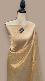 Pure Kora Tissue Handloom Banarasi Saree - The Handlooms
