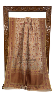 Pure Kora Tissue Handloom Banarasi Saree - The Handlooms