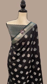 Pure Chiniya Silk Handloom Banarasi Saree - The Handlooms