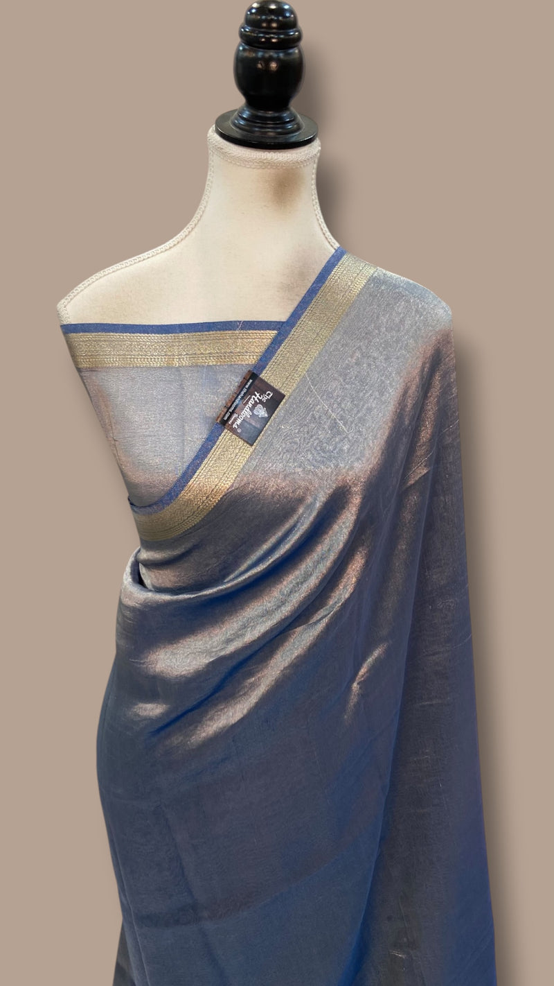 Pure Kora Tissue Handloom Banarasi Saree