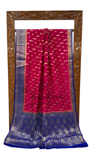 Pure Chiniya Silk Handloom Banarasi Saree - The Handlooms