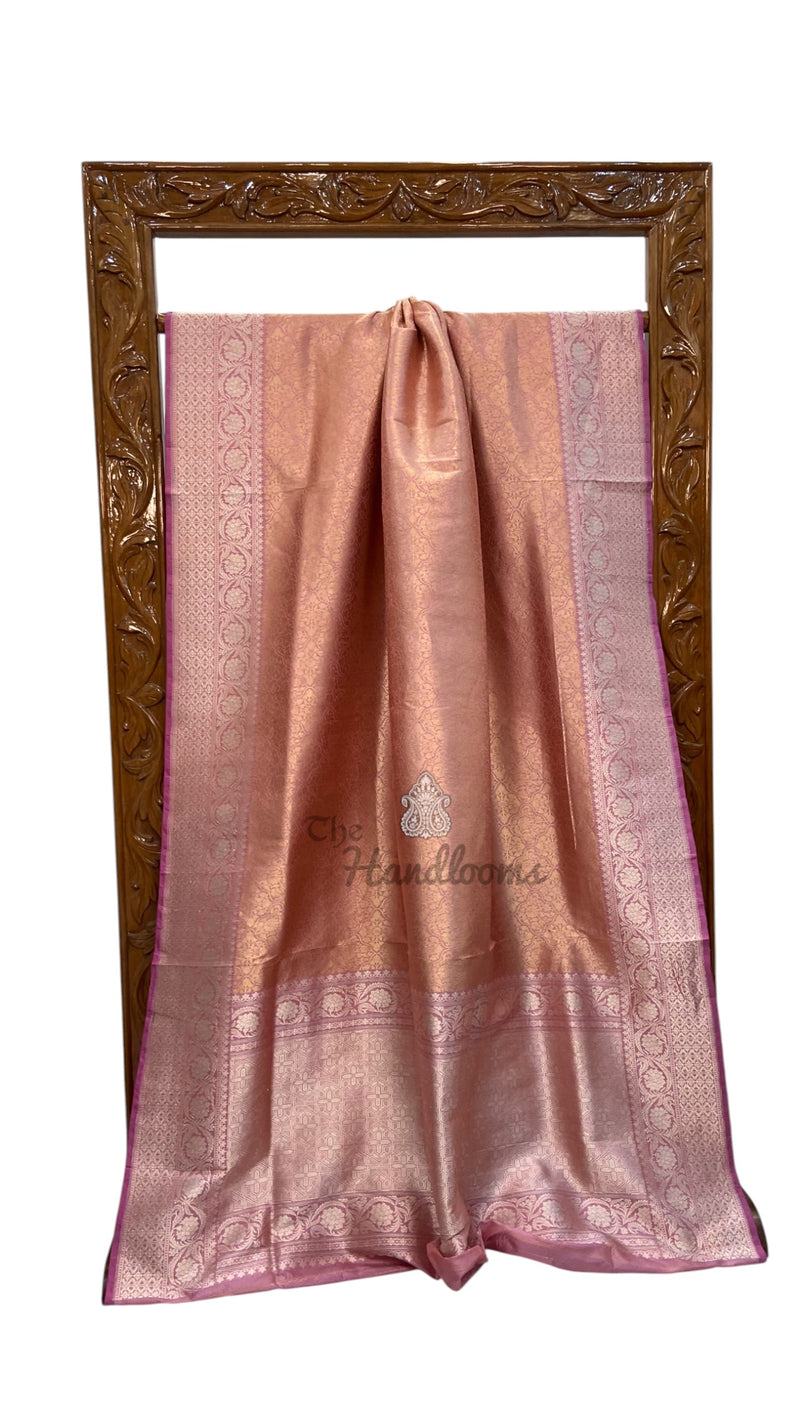 Regal Pure Katan Silk Banarasi Saree – Handwoven Tanchui Brocade