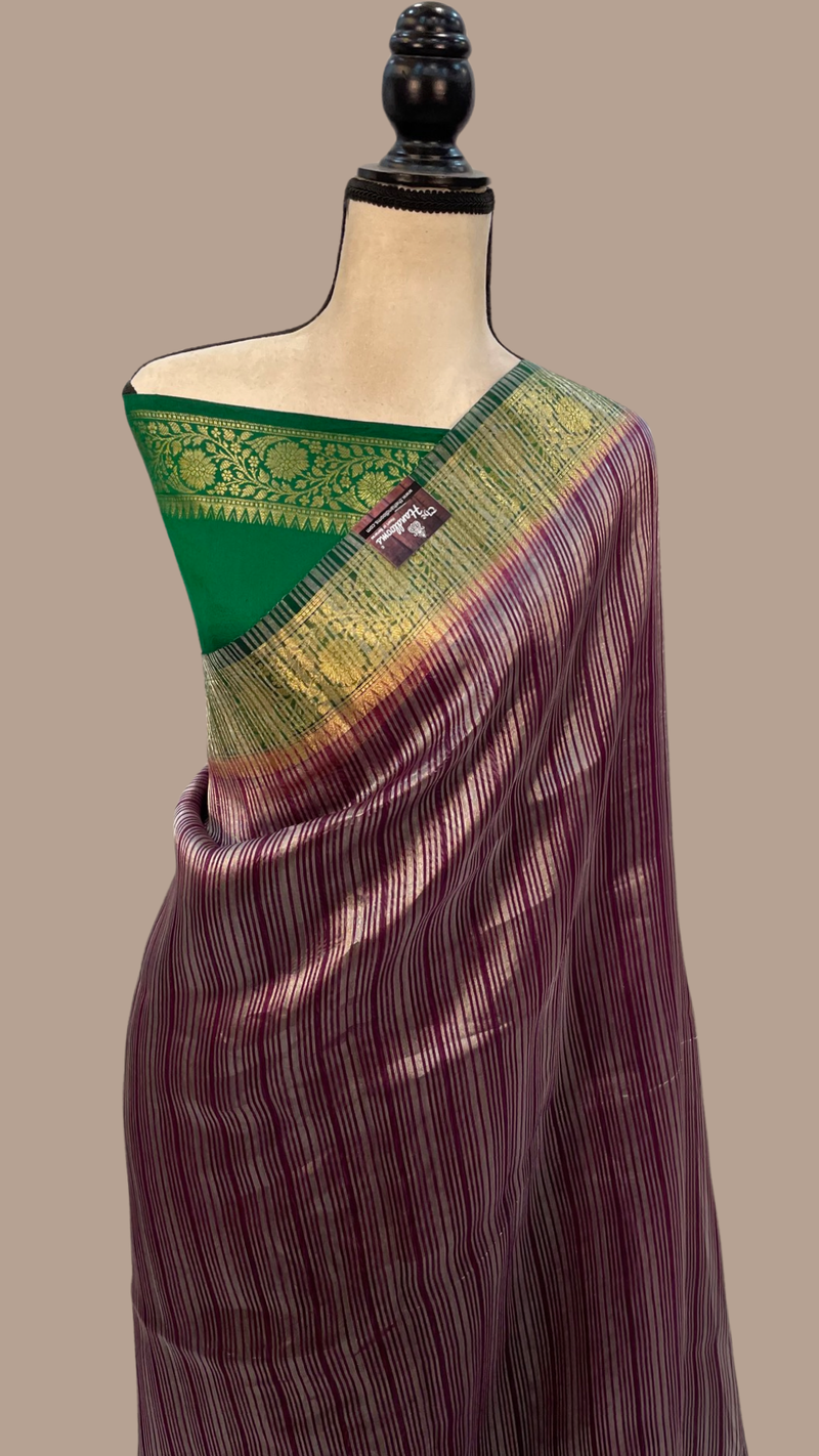 Pure Kora Handloom Banarasi Saree - The Handlooms