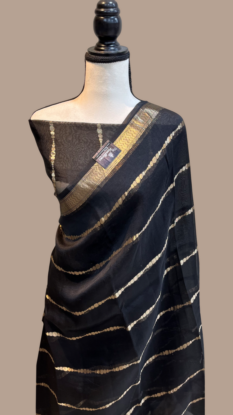 Pure Kora Handloom Banarasi Saree - The Handlooms