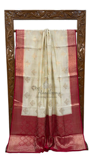 Pure Mango Silk Banarasi Handloom Saree - The Handlooms