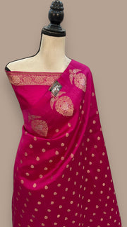 Pure Mango Silk Banarasi Handloom Saree - The Handlooms