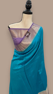 Pure Chiniya Silk Khaddi Handloom Banarasi Saree - The Handlooms