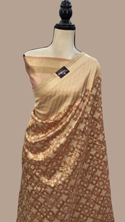 Pure Tissue Reshmi zari Banarasi Saree - The Handlooms