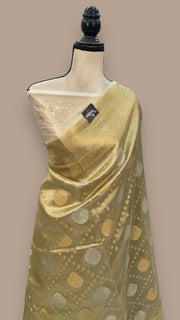 Pure Kora Handloom Banarasi Saree - The Handlooms