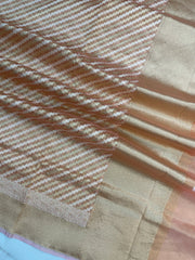 Pure Tissue Reshmi Zari Banarasi Brocade Handloom Dupatta - The Handlooms