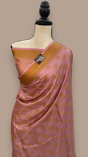 Pure Tussar Silk Handloom Banarasi Saree - The Handlooms