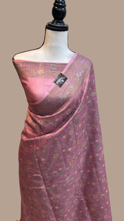 Pure Butter Crepe Banarasi Saree - The Handlooms
