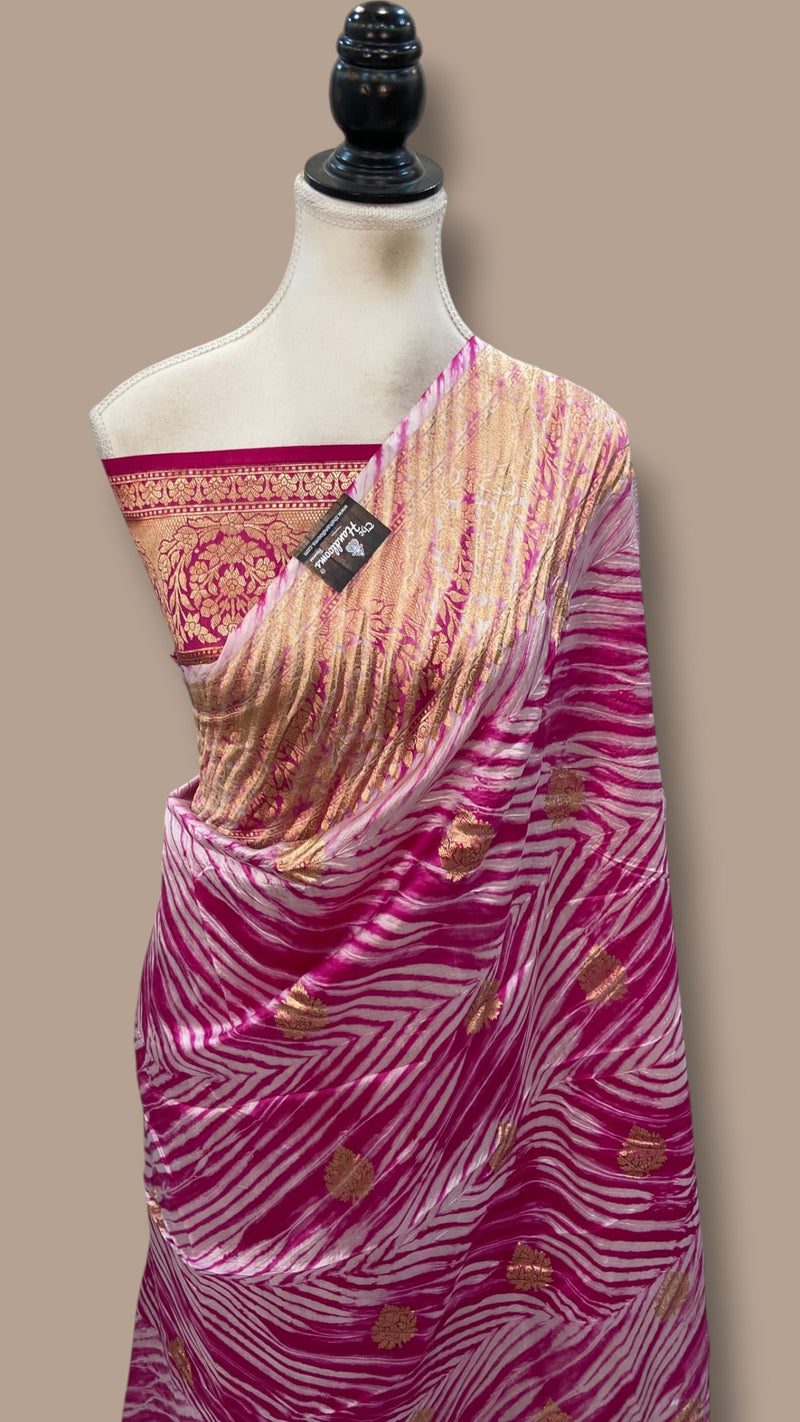 Pure Mango Silk Banarasi Handloom Saree