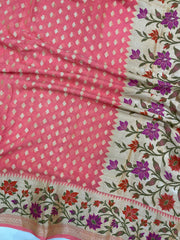 Pure Chiffon Khaddi Banarasi Saree - The Handlooms