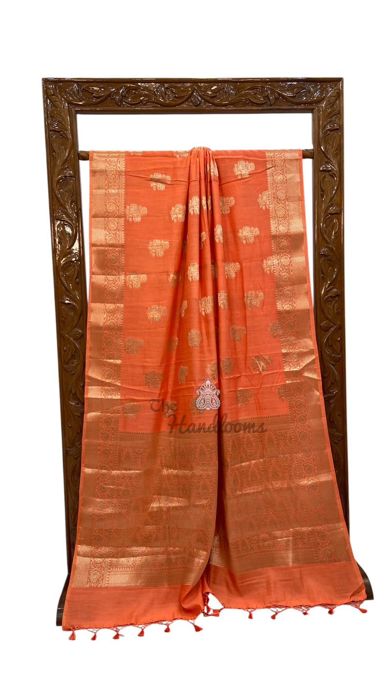 Pure Chiniya Silk Handloom Banarasi Saree
