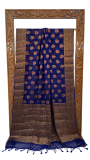 Pure Chiffon Khaddi Banarasi Saree - The Handlooms