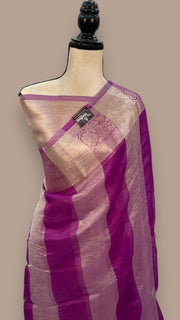 Pure Kora Tissue Handloom Banarasi Saree - The Handlooms