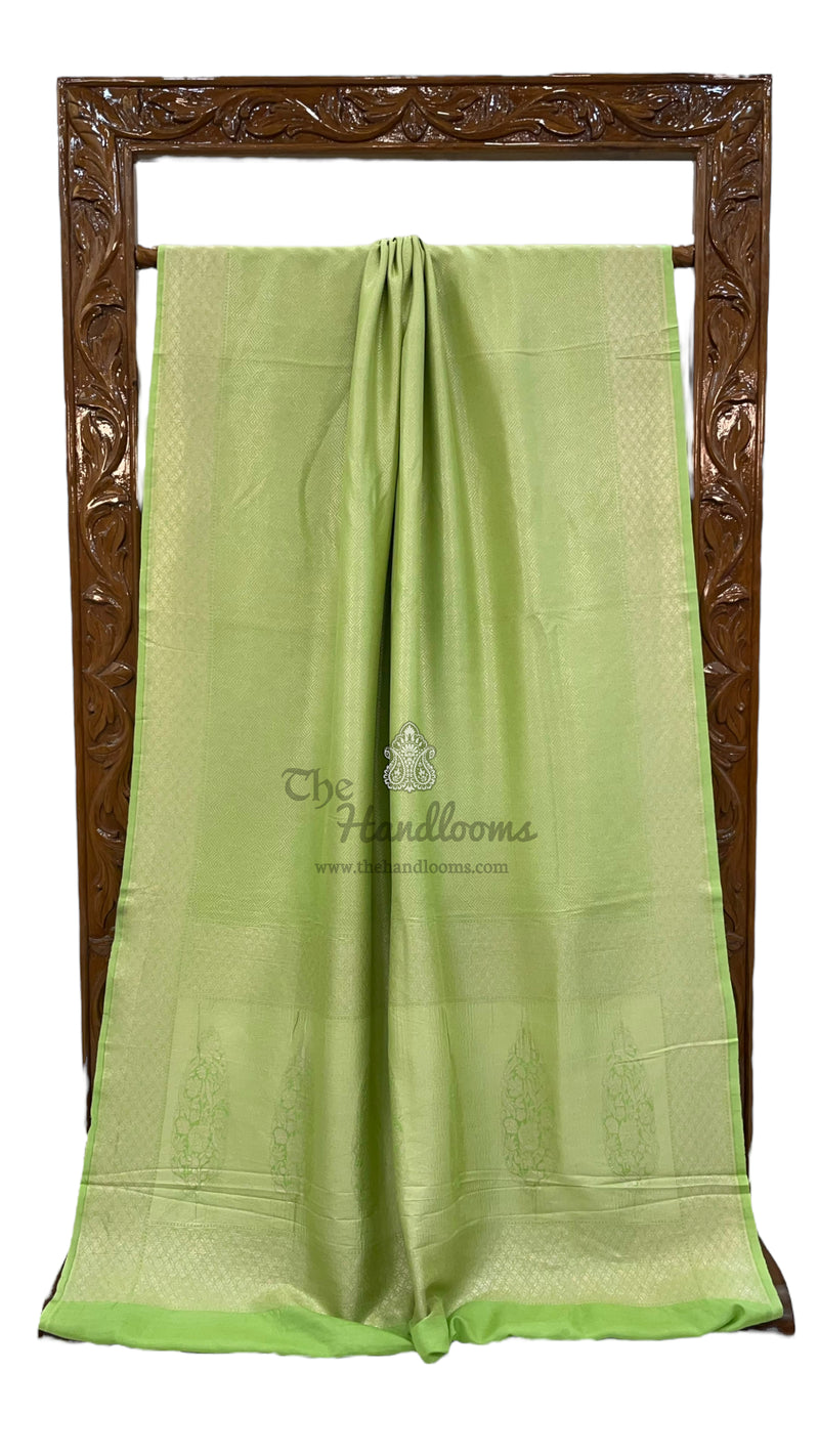 Pure Mashru Silk Banarasi Handloom Saree - The Handlooms