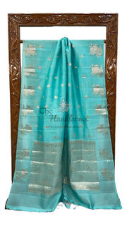 Pure Mango Silk Banarasi Handloom Saree - The Handlooms