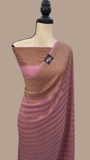 Khaddi Georgette Banarasi Saree -  Antique zari - The Handlooms