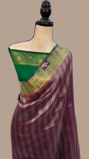 Pure Kora Handloom Banarasi Saree - The Handlooms