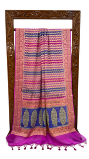 Pure Chiffon Khaddi Banarasi Saree - The Handlooms