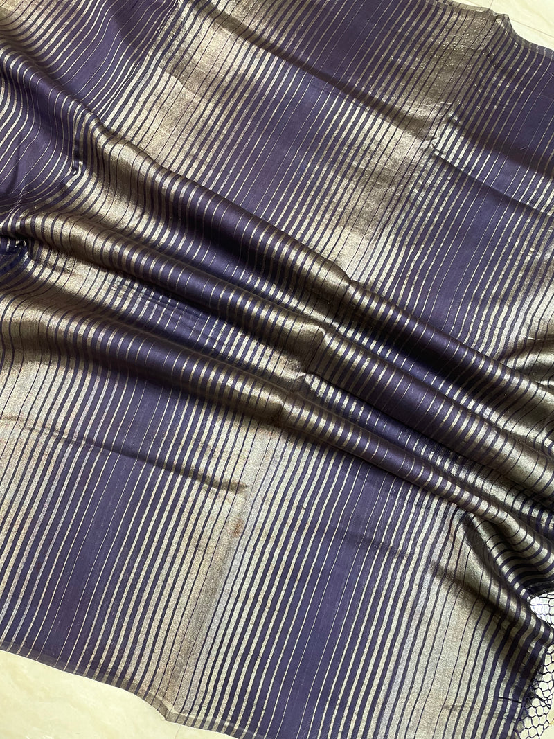 Pure tissue Chanderi Handloom Banarasi Saree - The Handlooms