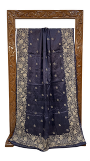 Tussar Silk Handloom Banarasi Saree With Chikankari - The Handlooms